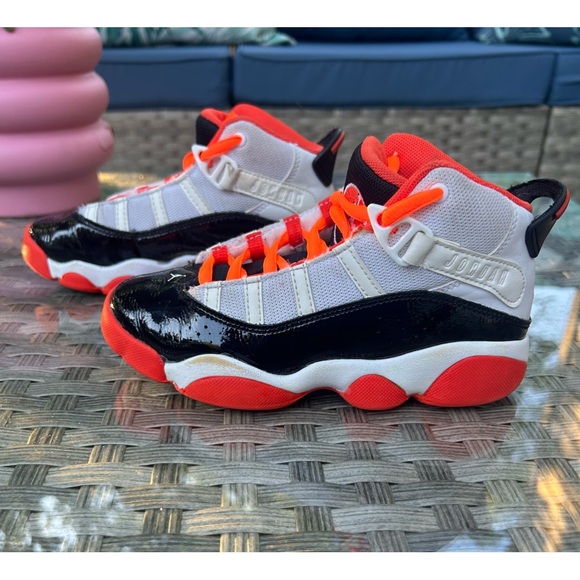 Jordan Other - Nike Air Jordan 6 Rings Toddler Shoes White/Black/Infrared Size 1Y